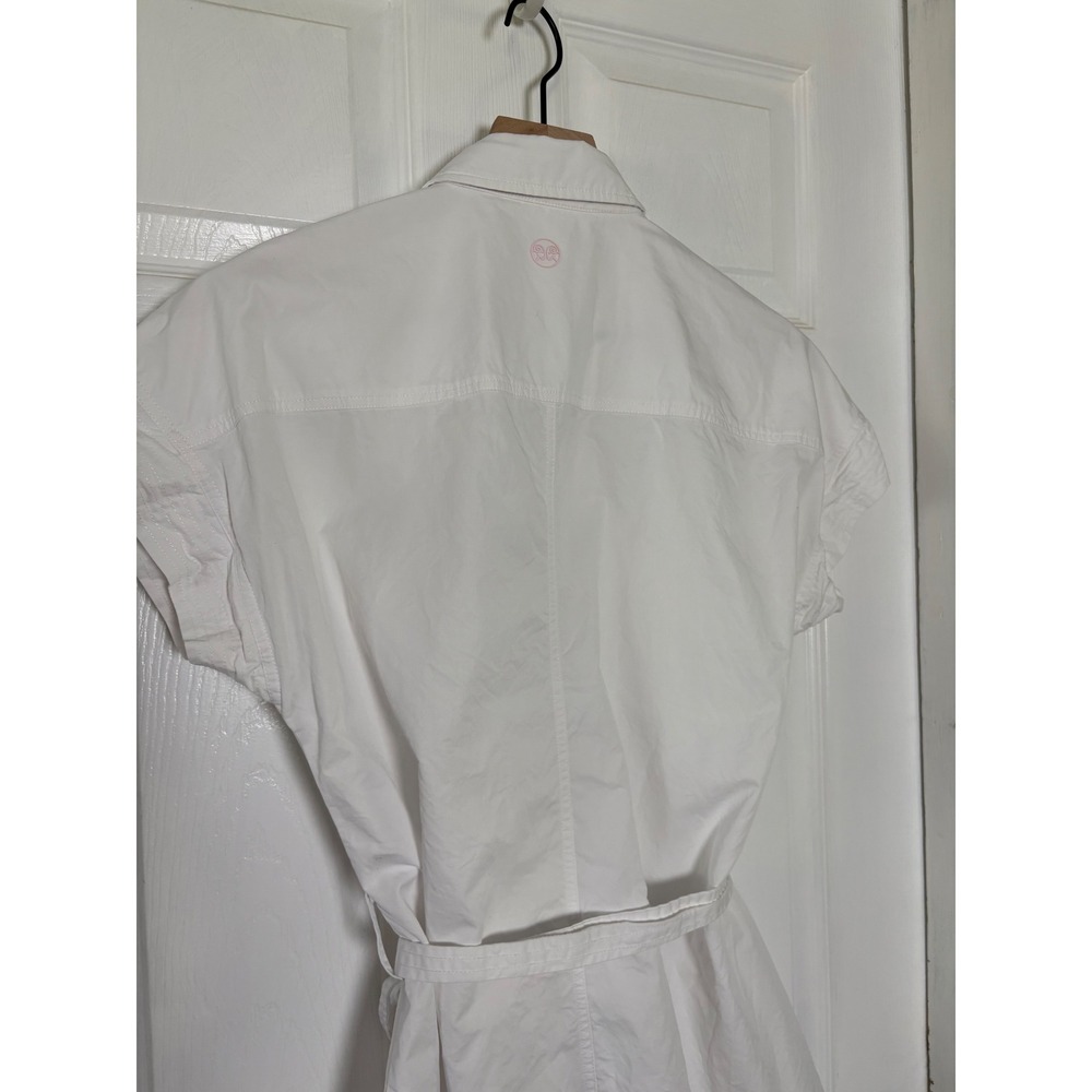 Renwick RNWK White Cotton Caddie Dress Short Size Medium - Picture 5 of 9